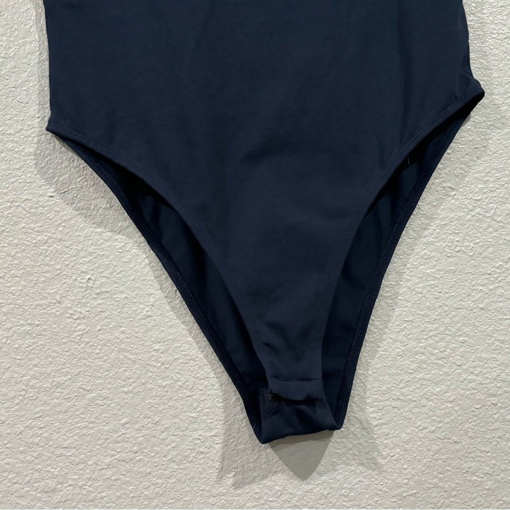 Navy Blue Sleeveless Bodysuit - Picture 3 of 7